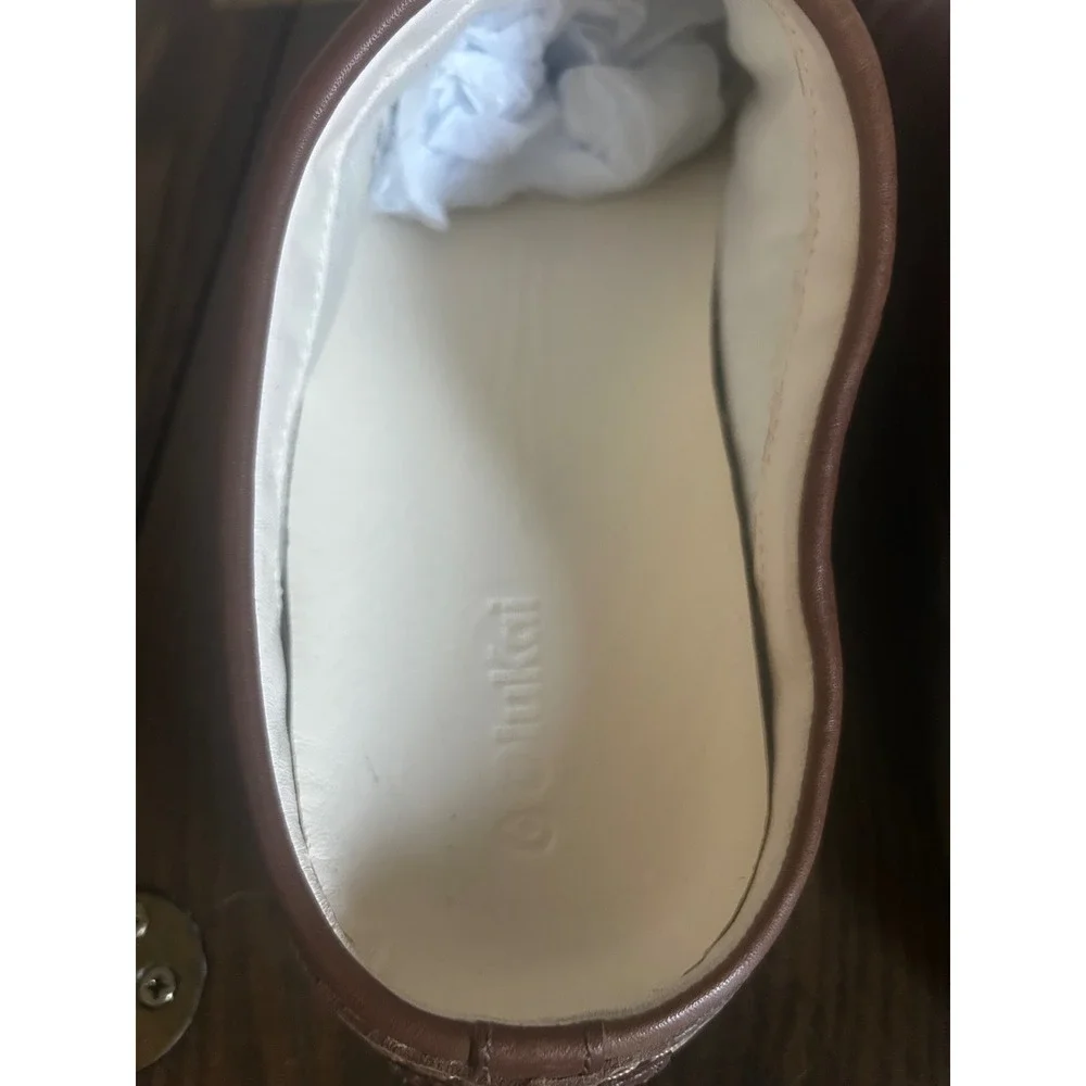 Olukai Hamani Brown Leather Mules Slip On Men's Size 13